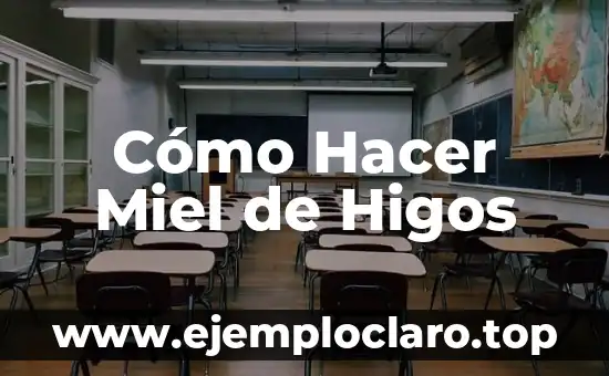 Cómo Hacer Miel de Higos