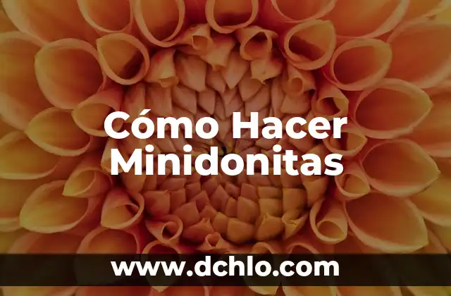 Cómo hacer muebles de concreto en huecos de ladrillo 4 Cómo Hacer Minidonitas