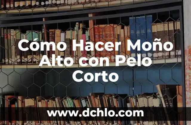 Como Hacer Baño de Color para Sacar Pelo Rojizo 5 Cómo Hacer Moño Alto con Pelo Corto