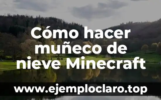 La Teoría del Argumento de la Sociedad de la Nieve: Un Análisis Profundo 3 Cómo hacer muñeco de nieve Minecraft