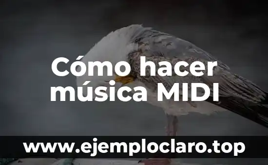 Cómo hacer música MIDI