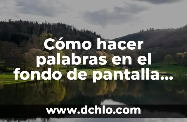 Fondo de Cultura Económica: Un Legado Cultural y Económico en México 8 Cómo hacer palabras en el fondo de pantalla en Word