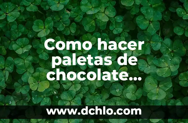 Como Hacer un Esqueleto Grande para Halloween 8 Como hacer paletas de chocolate Halloween
