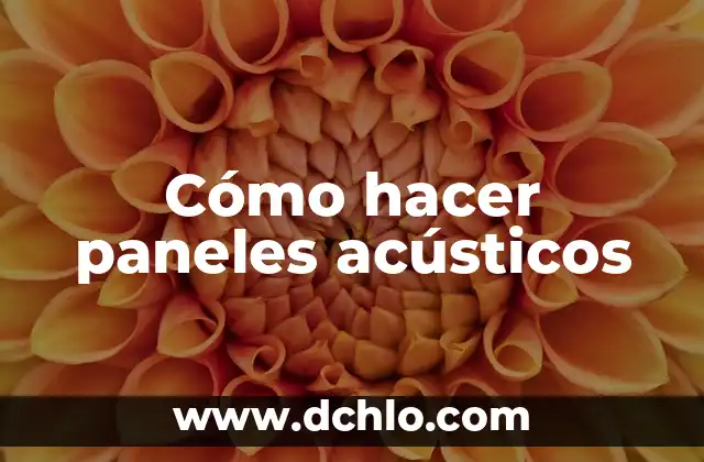 Como hacer férula para tendinitis de Quervain 3 Cómo hacer paneles acústicos