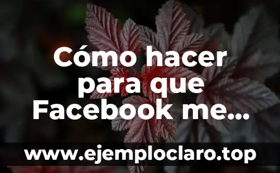 Como hacer para que Facebook no avise mi cumpleaños 2019 3 Cómo hacer para que Facebook me pida siempre la contraseña