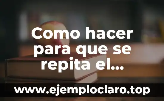 Como hacer para que se repita el encabezado en Excel