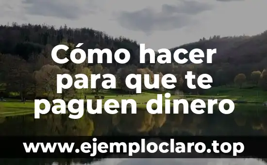 La Vida te Enseña a Ser Fuerte: Cómo Sobrellevar los Desafíos 3 Cómo hacer para que te paguen dinero