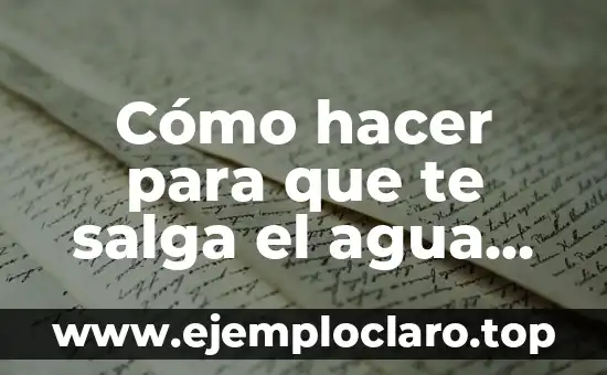 Como hacer maqueta del oido 3 Cómo hacer para que te salga el agua del oído