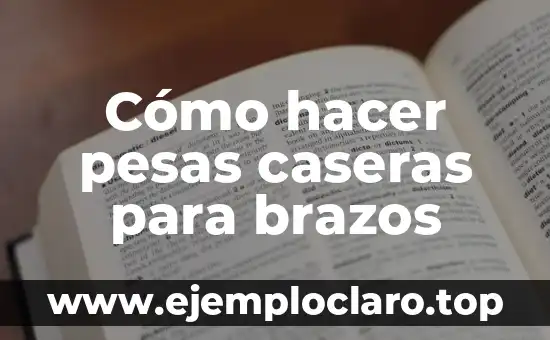 Como Hacer Ejercicio en Casa para Hombres con Pesas 4 Cómo hacer pesas caseras para brazos