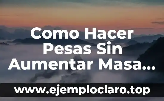 Como Hacer Ejercicio en Casa para Hombres con Pesas 8 Como Hacer Pesas Sin Aumentar Masa Muscular