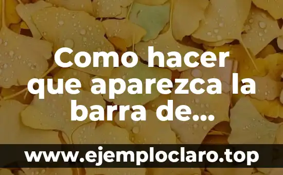 Cómo hacer un baño en Minecraft sin mods ni comandos 4 Como hacer que aparezca la barra de comandos en Autocad