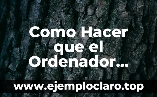 Cómo Hacer Pudin Fácil y Rápido 7 Como Hacer que el Ordenador Funcione Más Rápido