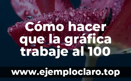 Interfaz Gráfica de Excel: La Puerta de Entrada a Tus Datos 5 Cómo hacer que la gráfica trabaje al 100