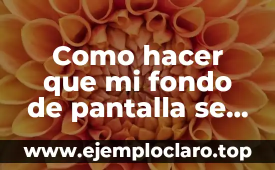Fondo de Agua y su Significado: Guía Completa 4 Como hacer que mi fondo de pantalla se mueve
