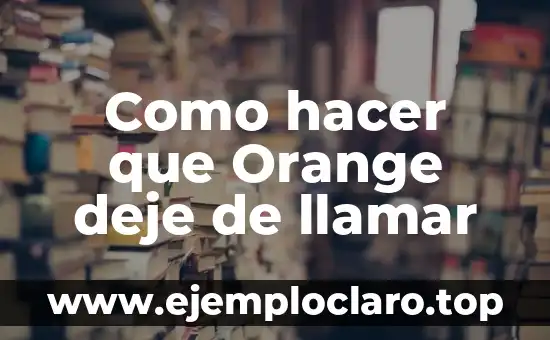 Cómo hacer que mi bebé deje de llorar 6 Como hacer que Orange deje de llamar