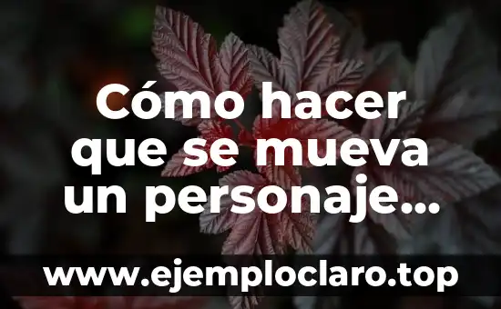 Cómo hacer que se mueva un personaje en Scratch