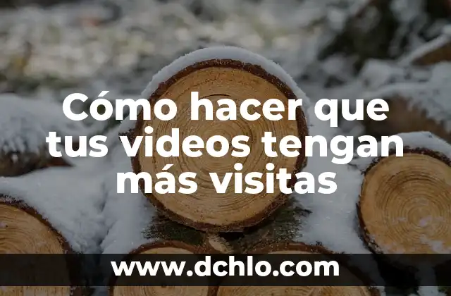 Significado de Favoritos: Todo Sobre tus Preferencias 3 Cómo hacer que tus videos tengan más visitas