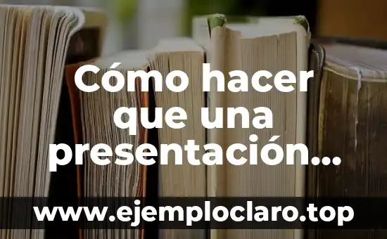 Como hacer la presentación de la tesis 7 Cómo hacer que una presentación de PowerPoint avance automáticamente