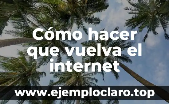Como hacer mi logo marca de agua 4 Cómo hacer que vuelva el internet