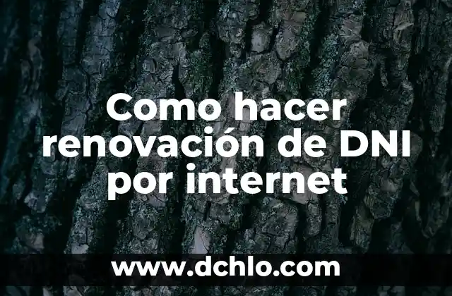 Como hacer cita para pasaporte americano renovaci贸n 3 Como hacer renovaci贸n de DNI por internet