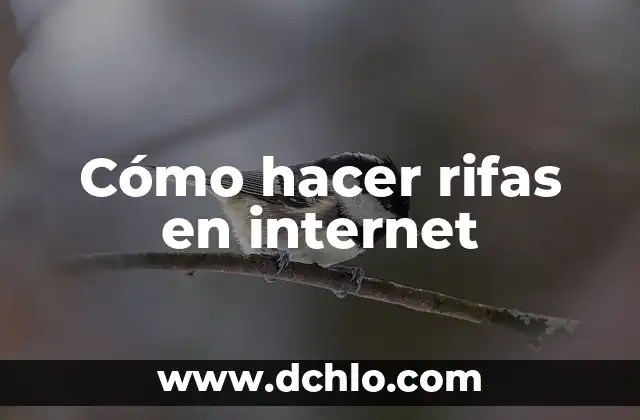 Como Hacer Cestos de Cuerda 4 Cómo hacer rifas en internet