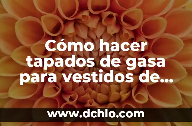 Como Hacer Vestidos de Barbie sin Coser 6 Cómo hacer tapados de gasa para vestidos de fiesta