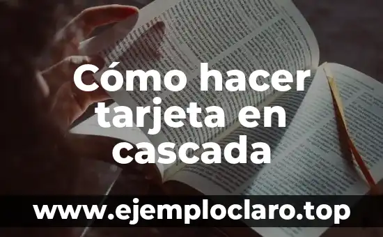 C贸mo hacer una cascada de piedra natural 7 C贸mo hacer tarjeta en cascada