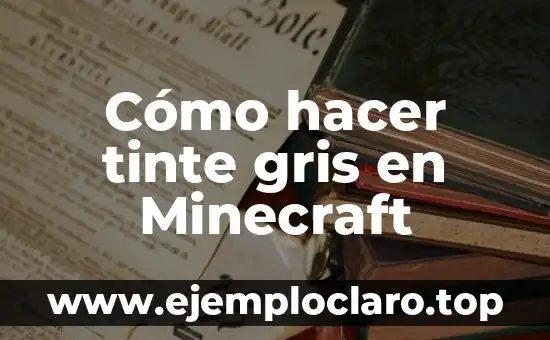 Como hacer la piñata de Batman gris con negro 6 Cómo hacer tinte gris en Minecraft
