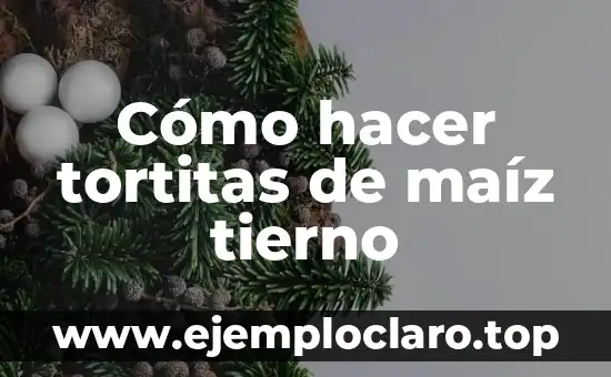 Cómo hacer tortitas de maíz tierno