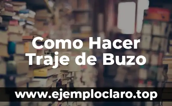 Como Hacer el Traje de Mario 5 Como Hacer Traje de Buzo