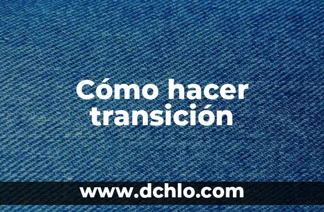 Significado Gradación de la Figura: La Transición en el Arte 4 Cómo hacer transición