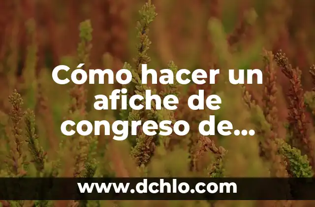 La Especialidad del Restaurador en Arquitectura 8 Cómo hacer un afiche de congreso de arquitectura en Photoshop