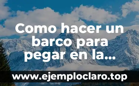 El significado de la desecación de una pared 4 Como hacer un barco para pegar en la pared