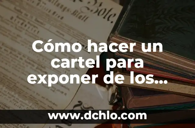 Como Hacer una Donación al Banco de Alimentos 7 Cómo hacer un cartel para exponer de los alimentos reguladores