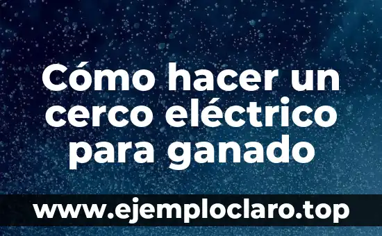¿Qué ha ganado el Real Madrid en su historia? 3 Cómo hacer un cerco eléctrico para ganado