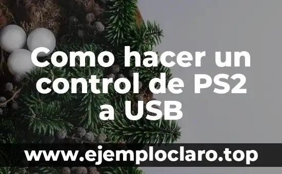 Cómo hacer un programador de memorias EEPROM USB 1 Como hacer un control de PS2 a USB