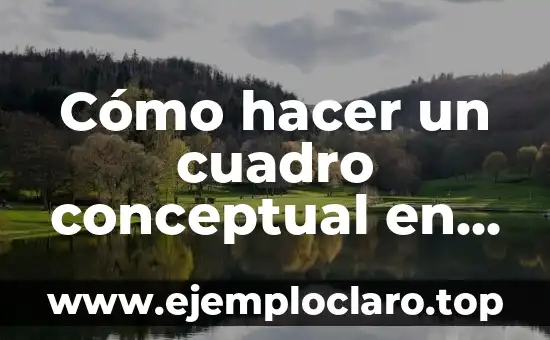Cómo hacer esquemas bonitos en Power Point 7 Cómo hacer un cuadro conceptual en Power Point