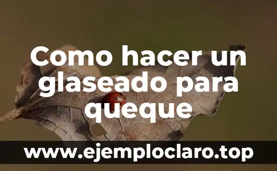 Cómo hacer queque zanahoria 4 Como hacer un glaseado para queque