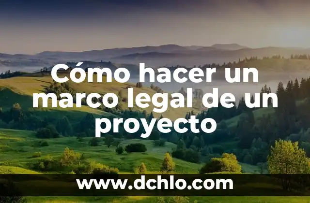 Cómo hacer marco de perfil para Facebook 4 Cómo hacer un marco legal de un proyecto