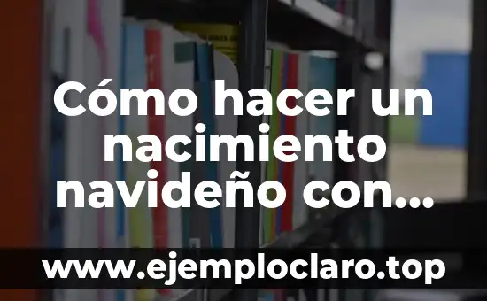 Cómo Hacer Espagueti Navideño al Horno 4 Cómo hacer un nacimiento navideño con cajas de cartón