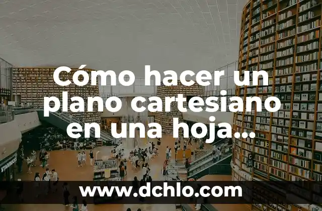 C贸mo hacer un plano urbano en AutoCAD 5 C贸mo hacer un plano cartesiano en una hoja milimetrada