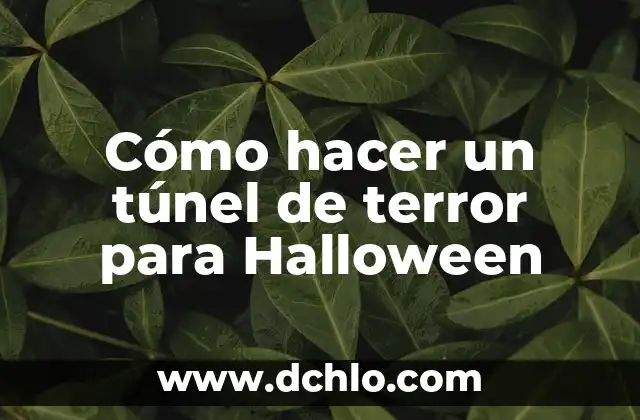 Como Hacer un Esqueleto Grande para Halloween 4 Cómo hacer un túnel de terror para Halloween