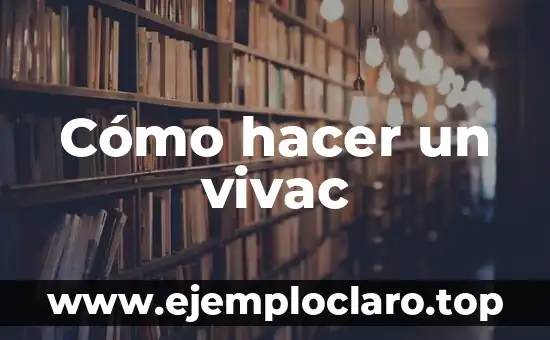 Cómo hacer un vivac
