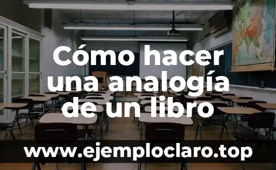 Cómo hacer una analogía de un libro