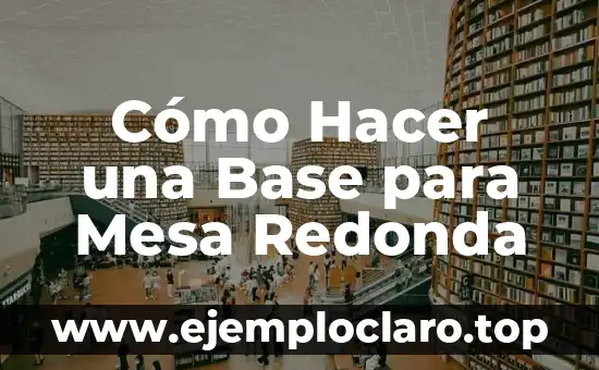 Cómo hacer para que la cabeza de bebé quede redonda 7 Cómo Hacer una Base para Mesa Redonda