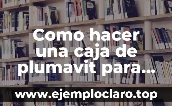 Como hacer una caja de plumavit para helados