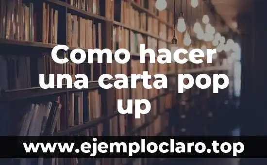 Televisión a la Carta: La Promesa de una Nueva Era de Entretenimiento 5 Como hacer una carta pop up