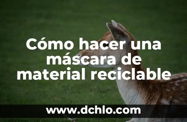 Cómo hacer un esqueleto humano con material reciclable fácil 8 Cómo hacer una máscara de material reciclable