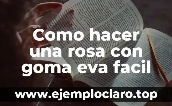 Cómo hacer recuerdos del goma eva del día del agua 3 Como hacer una rosa con goma eva facil