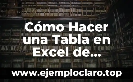 Cómo Hacer una Tabla en Excel de Ingresos y Egresos